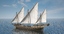 xebec sailing ship 3d max