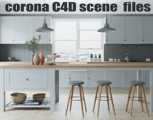 corona scene files - 3d model