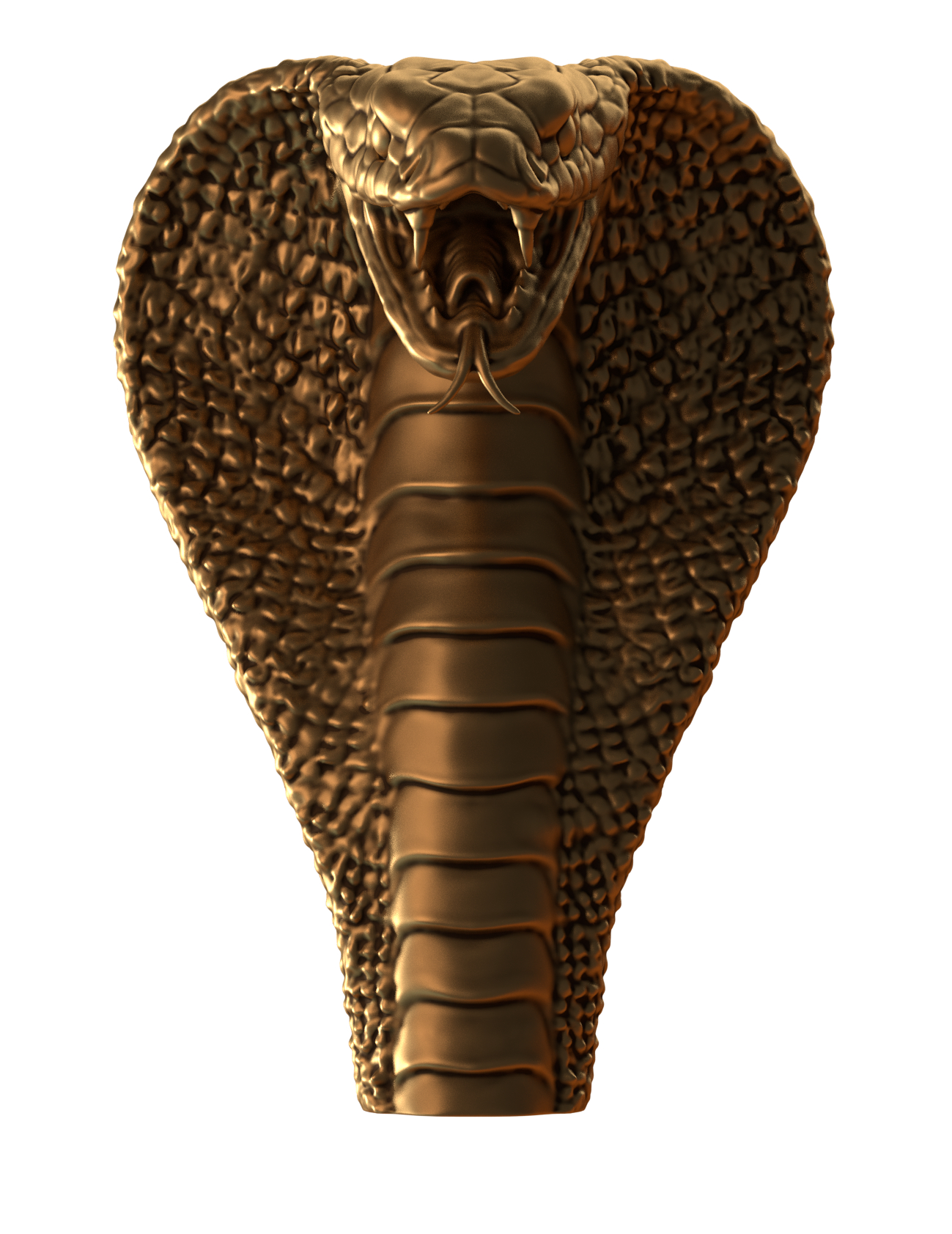 cobra head 3d obj