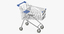 3d model supermarket cart