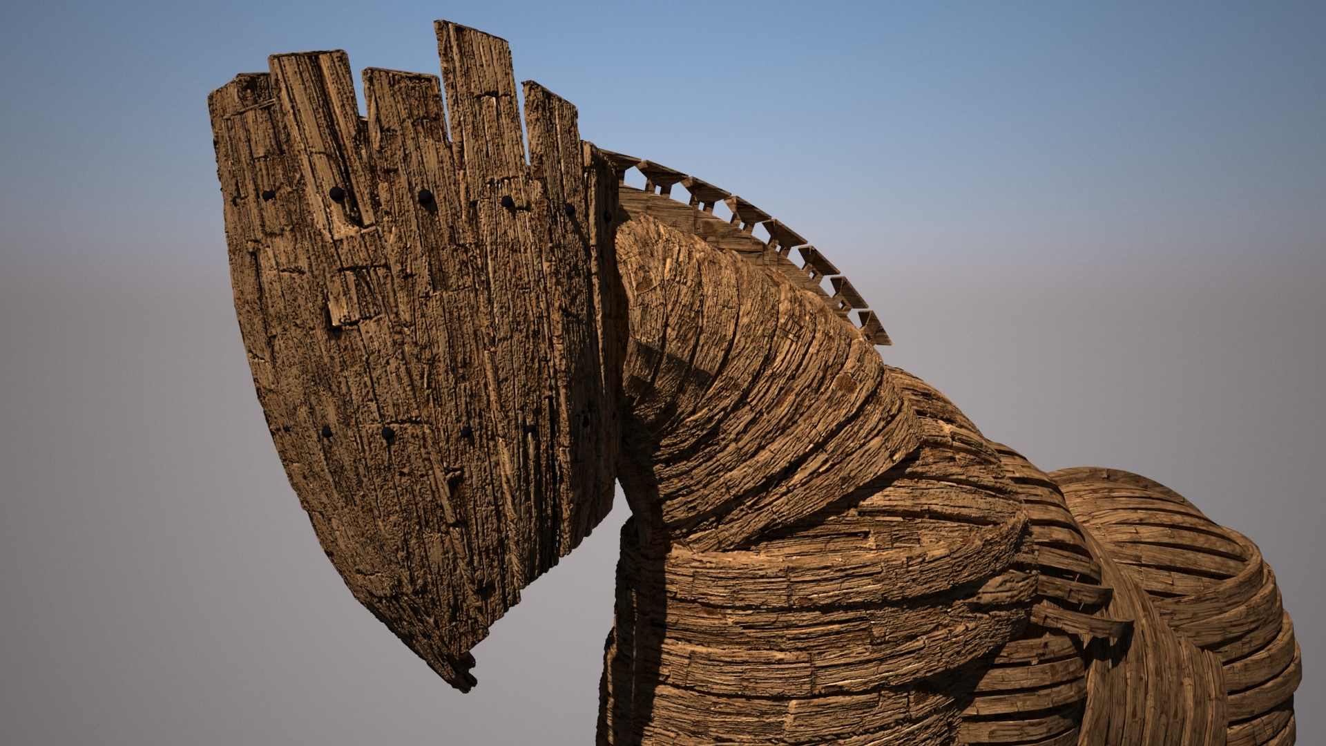 3d trojan horse model