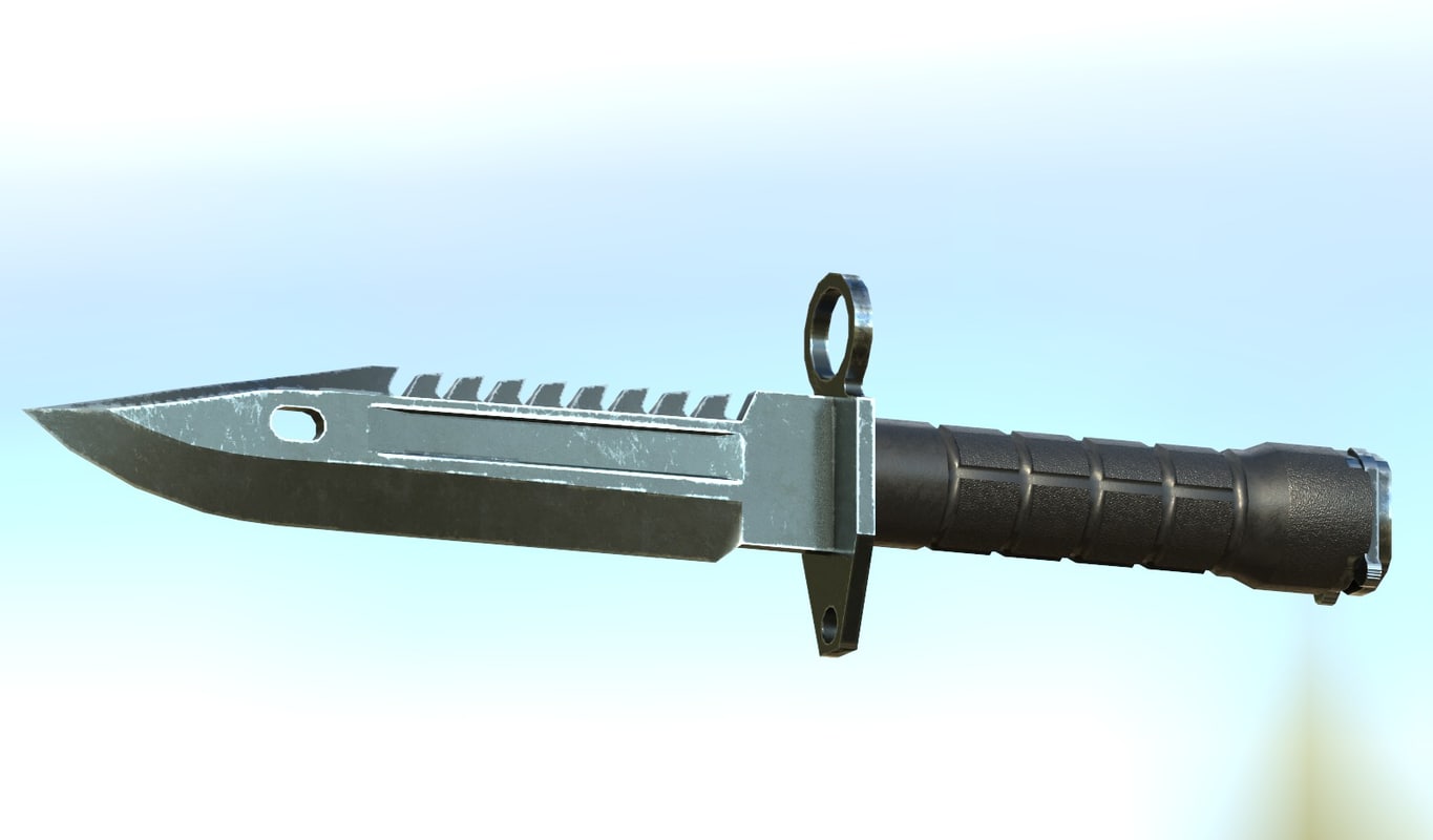 M9 bayonet standoff 2 чертеж