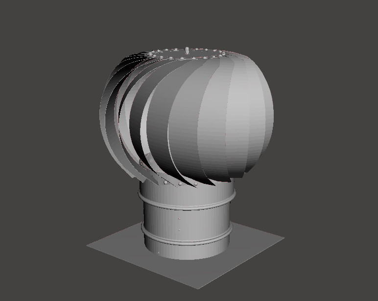3D модель Крышный вентилятор - TurboSquid 1112809