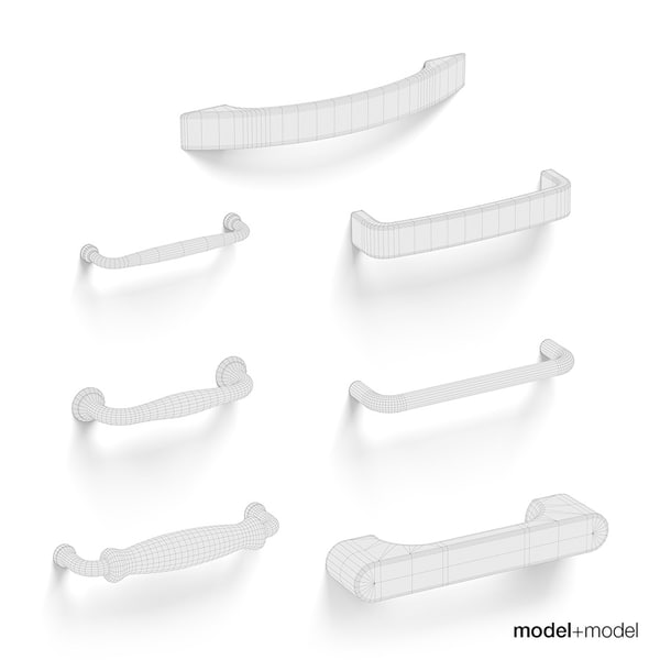 handles kitchen 3d model