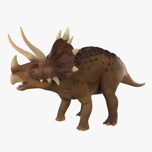 dinosaur triceratops cartoon 3d max