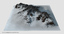 mountain terrain landscape snow 3d model