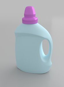 3d model detergent softener bottle