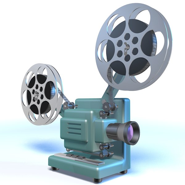 电影放映机3d模型