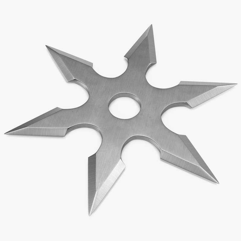 shuriken point 3d max