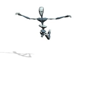 Action hero drop falling down