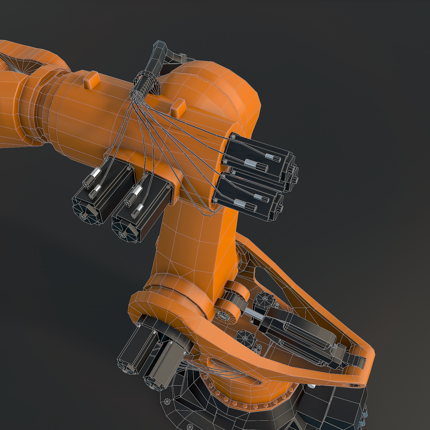 工业机器人库卡kr10003d模型