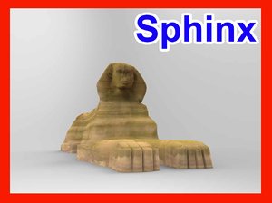 3d great sphinx