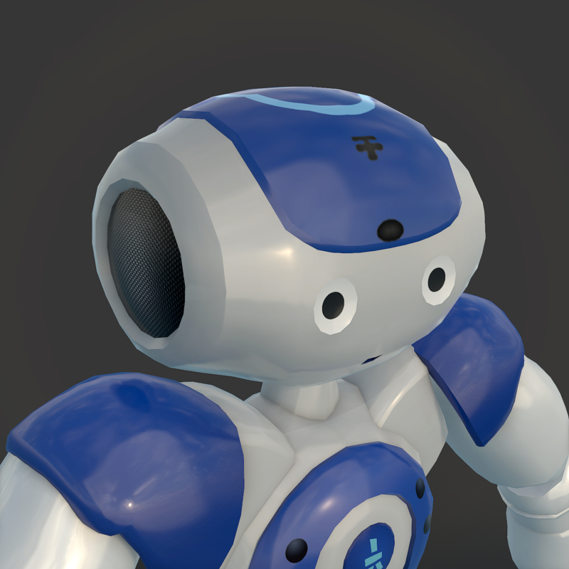 rigged robot nao 3d 3ds