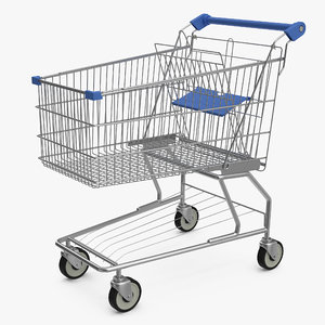 shopping trolley 3d 3ds