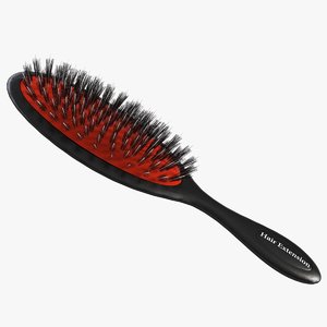 3d max hairbrush hair brush