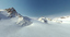 mountain range snow terrain landscape 3d model