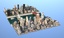 3d model river city buildings