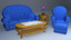 3d cartoon sofa model