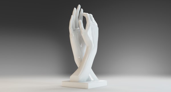 オーギュスト ロダンの手の彫刻3dモデル Turbosquid