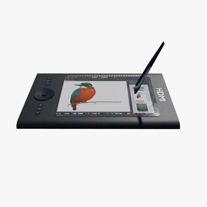 drawing tablet 3d model