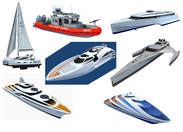 boats yachts 3d 3ds