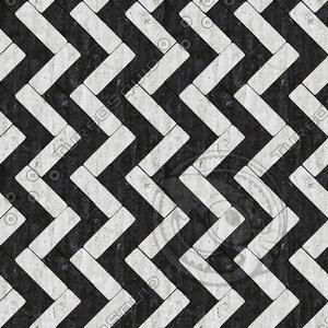 Seamless black white marble tile
