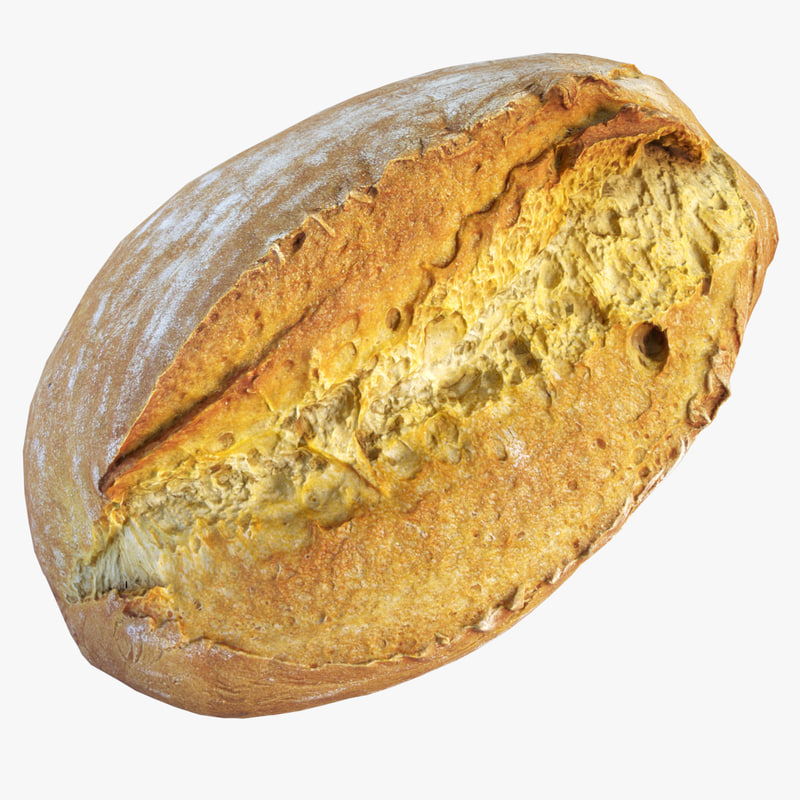 3d simulation bread