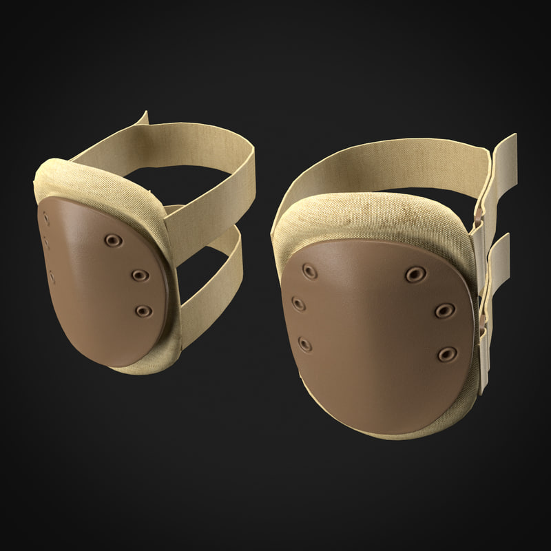 knee pads 3d model