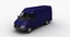 mercedes sprinter truck chassis 3d model