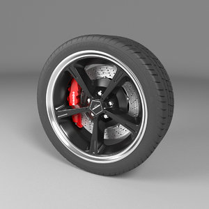 wheel tire 3d model