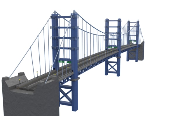 3d-model-of-suspension-bridge