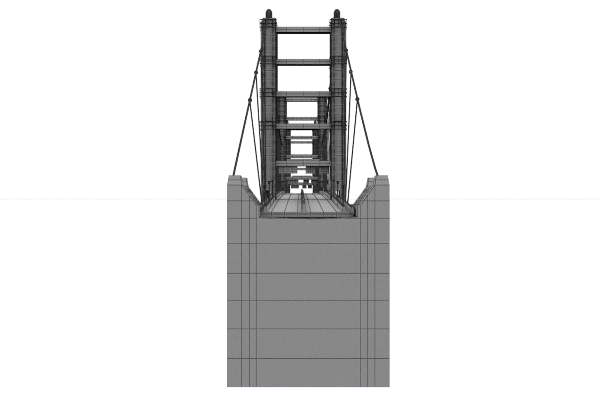 3d-model-of-suspension-bridge