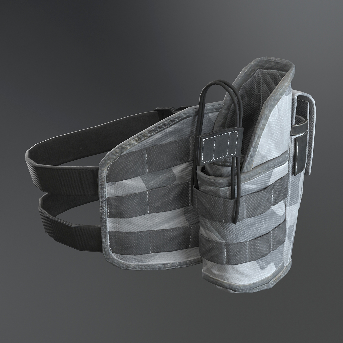 3d model holster gun