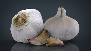 3d model garlic clove