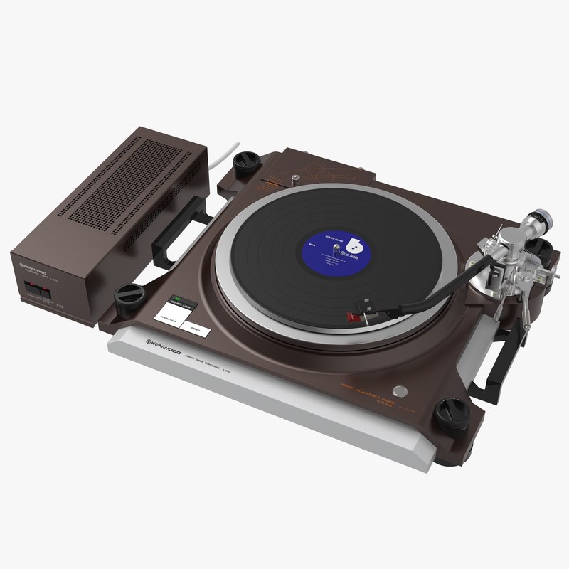kenwood l07d turntable 3d model