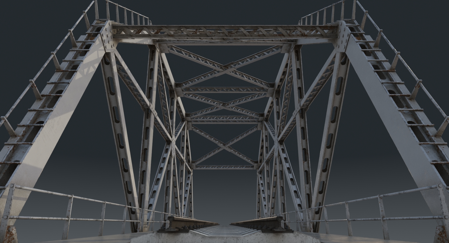 railway bridge 3d model