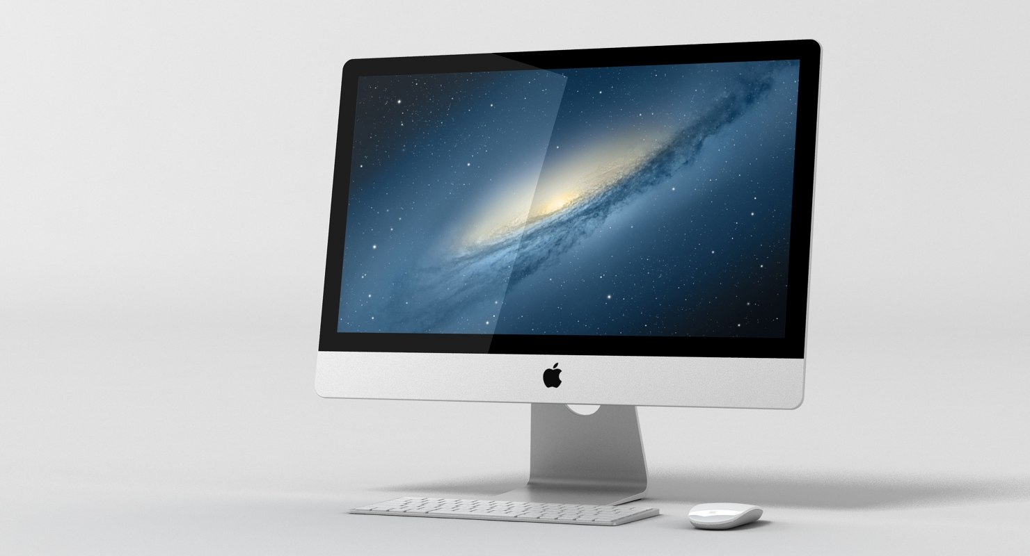 3d apple imac