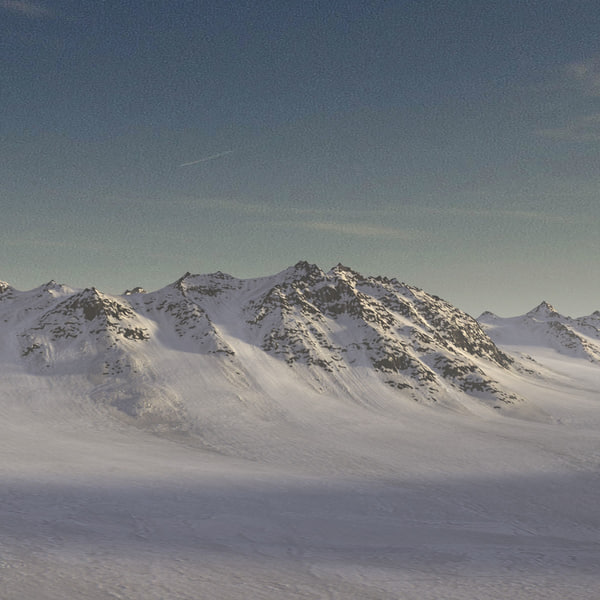 Mountain Range Terrain Landscape 3d Model