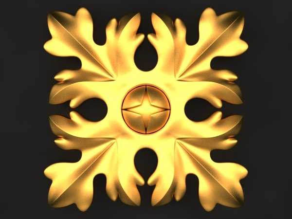 cornice decor 3d max