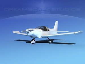 3d model propeller zlin 242 aircraft