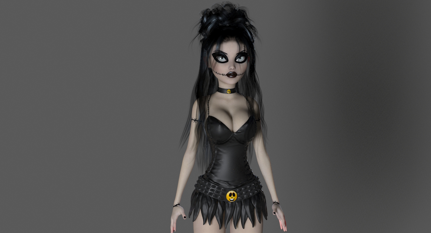 德鲁伊哥特式3d模型