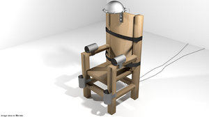 3d chair electric punishment model
