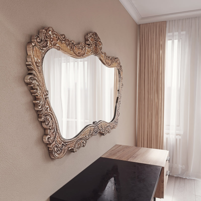 art 4505 mirror bianchini 3d max art 4505 mirror bianchini 3d max