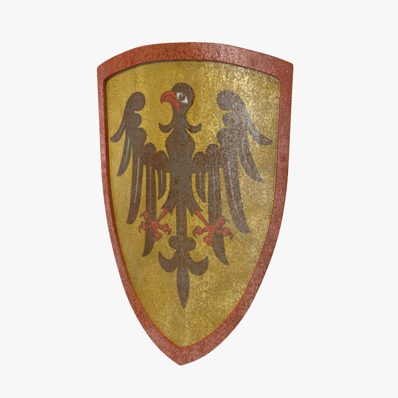 European Shield Imperial Coat 3d Model