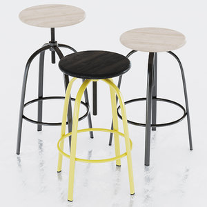 miniforms ferrovitos stool 3d model