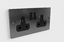 uk plug sockets switches 3d model