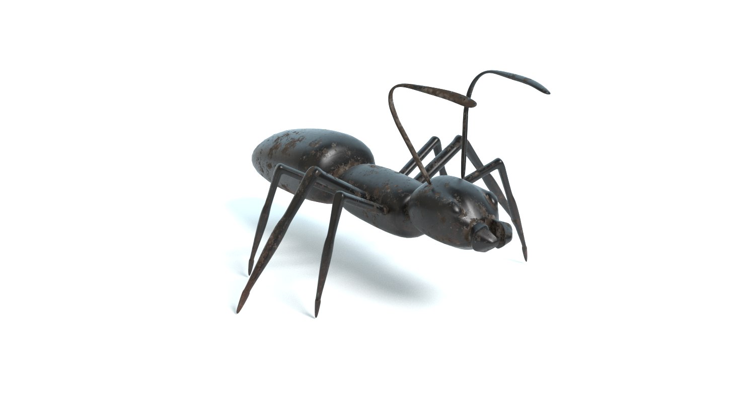 ant ready virtual 3d model