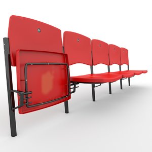 stadium seat 3d model