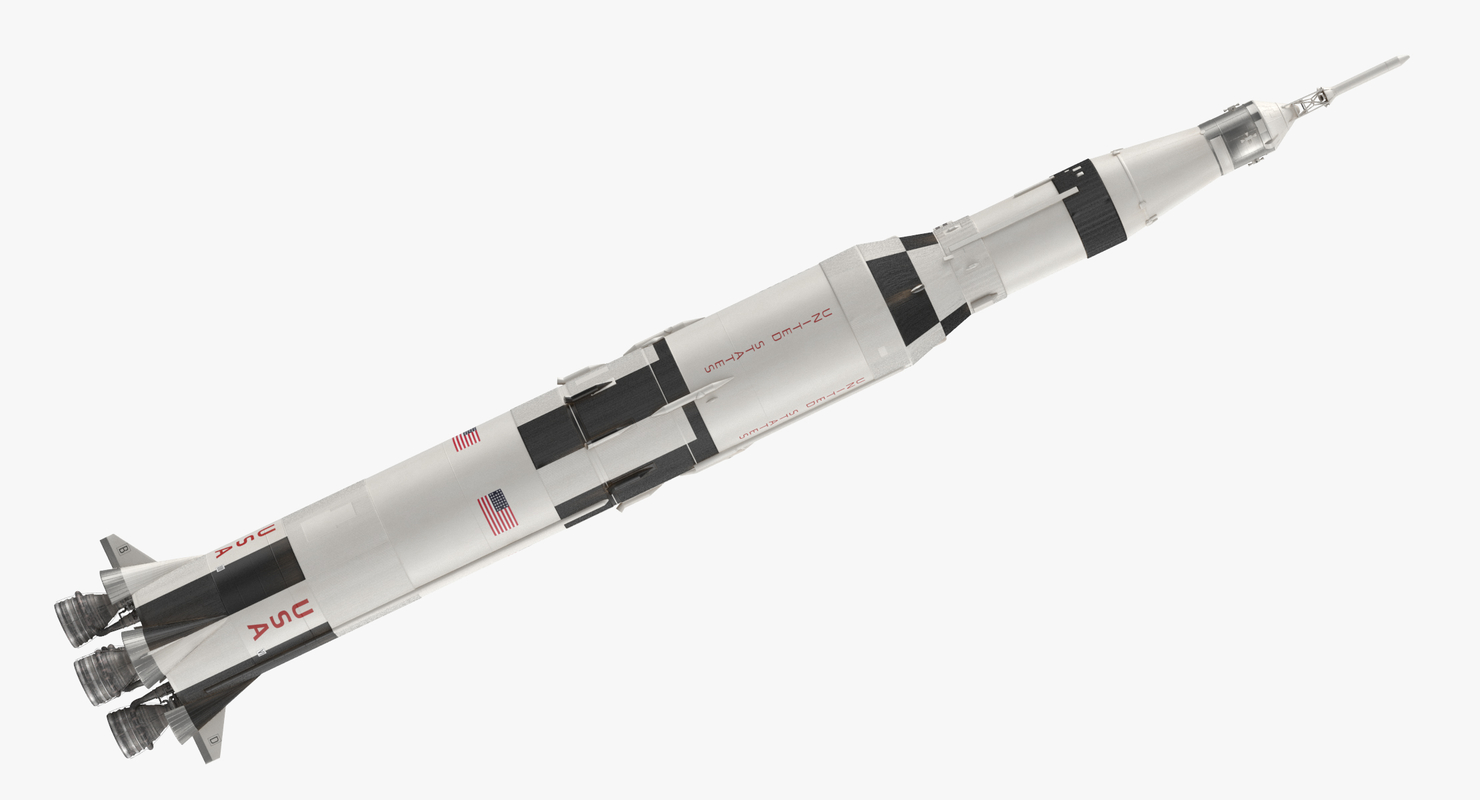 saturn-v-rocket-3d-model