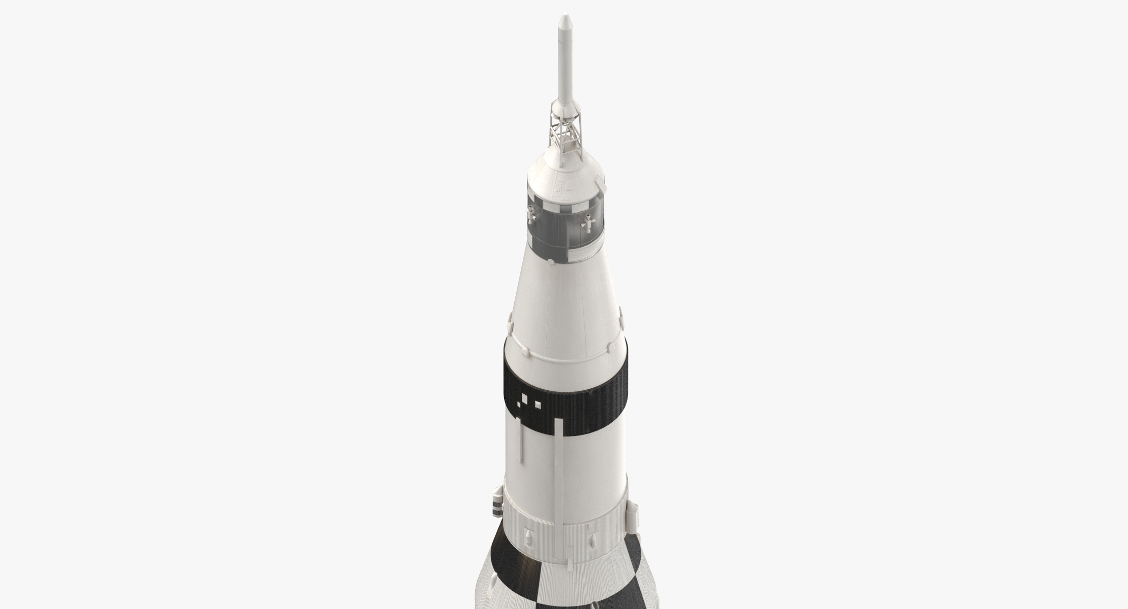 Saturn V Rocket 3d Model